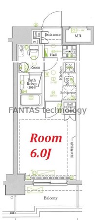 グラントゥルース門前仲町の物件間取画像